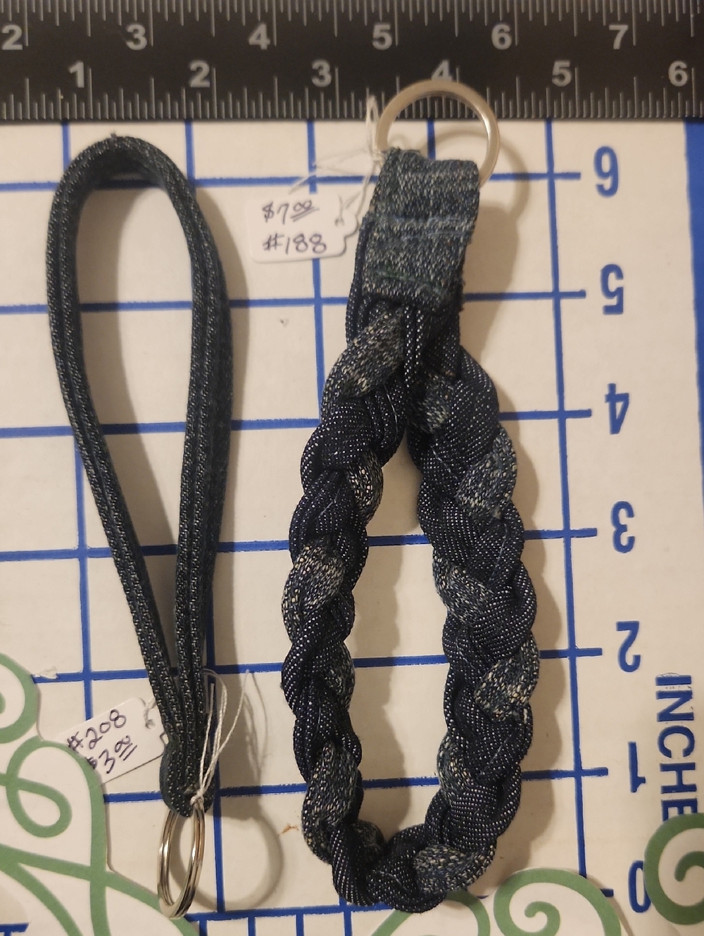 2 Wristlets - Dark Blue